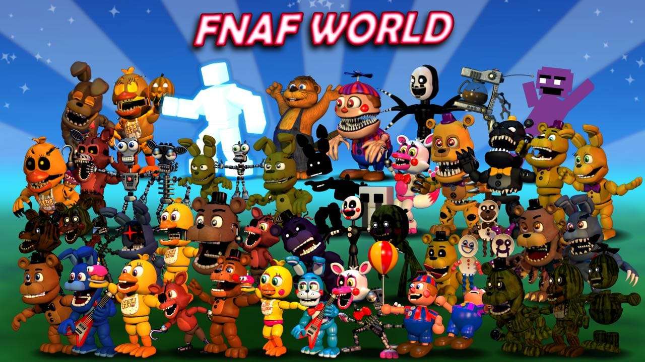 fnaf mundo quebra-cabeças online