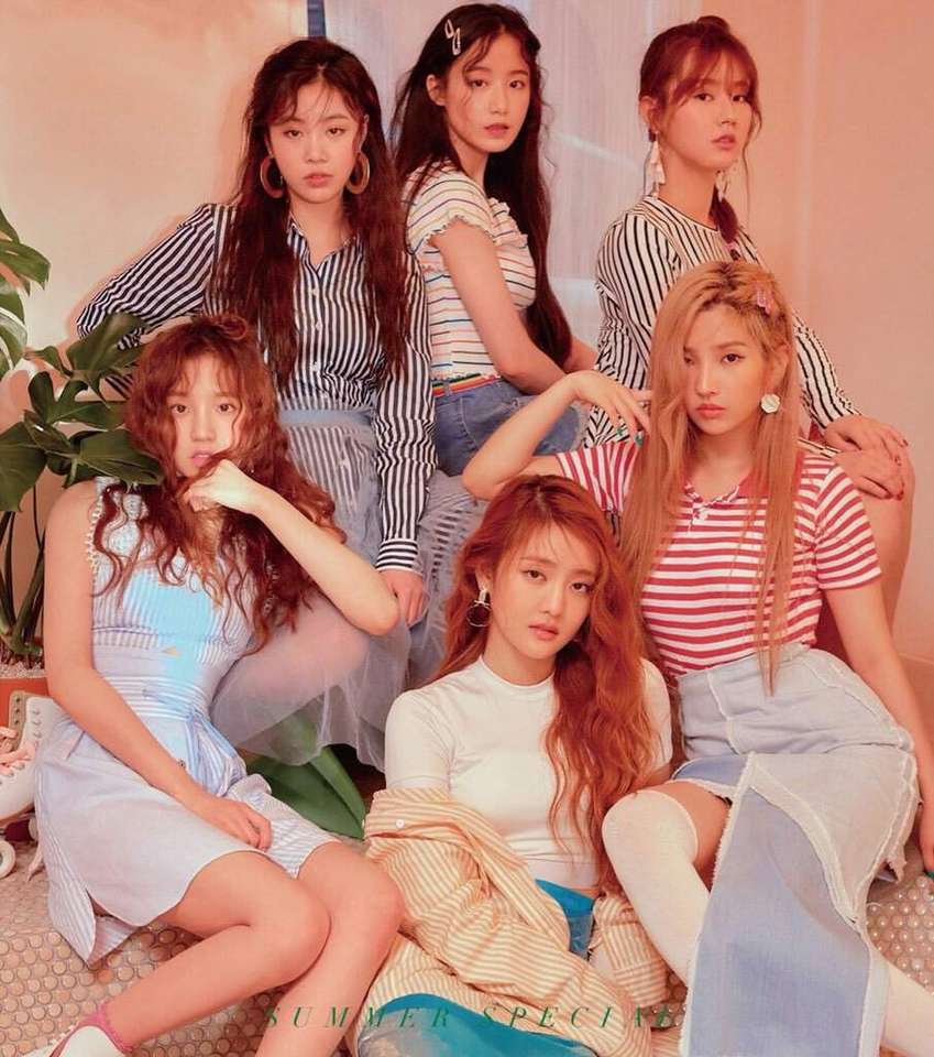 Gidle Fotoshooting Online-Puzzle