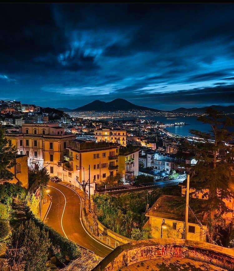 Panorama de Posillipo Nápoles Itália puzzle online