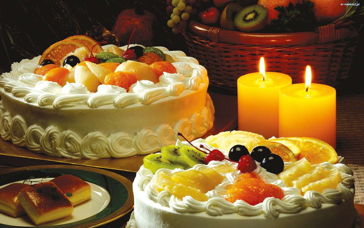 gyümölcs sütemények online puzzle