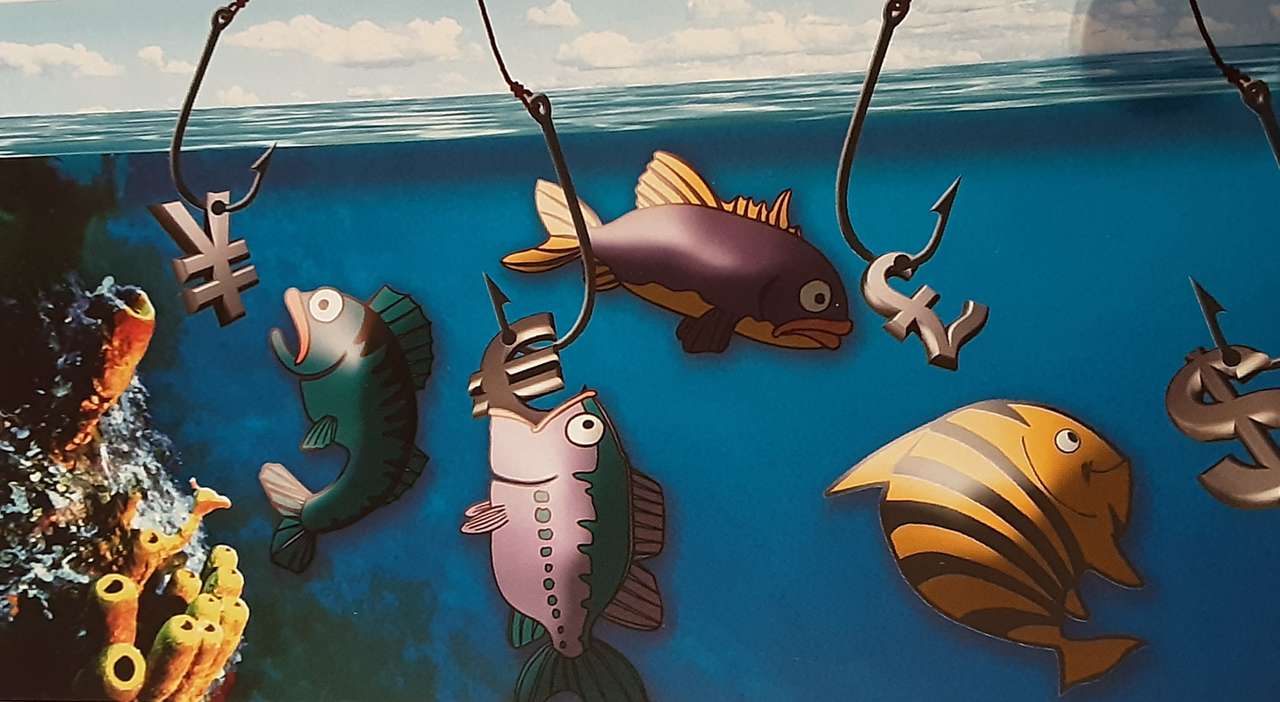 The fish on the hook jigsaw puzzle online
