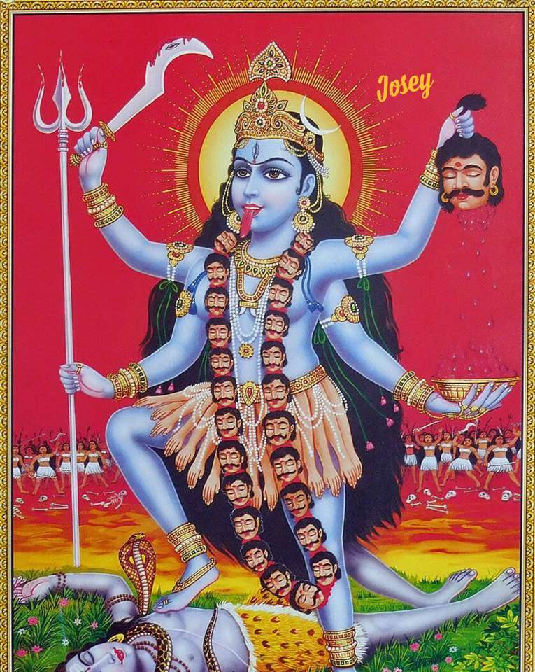 Богове на Индия. онлайн пъзел
