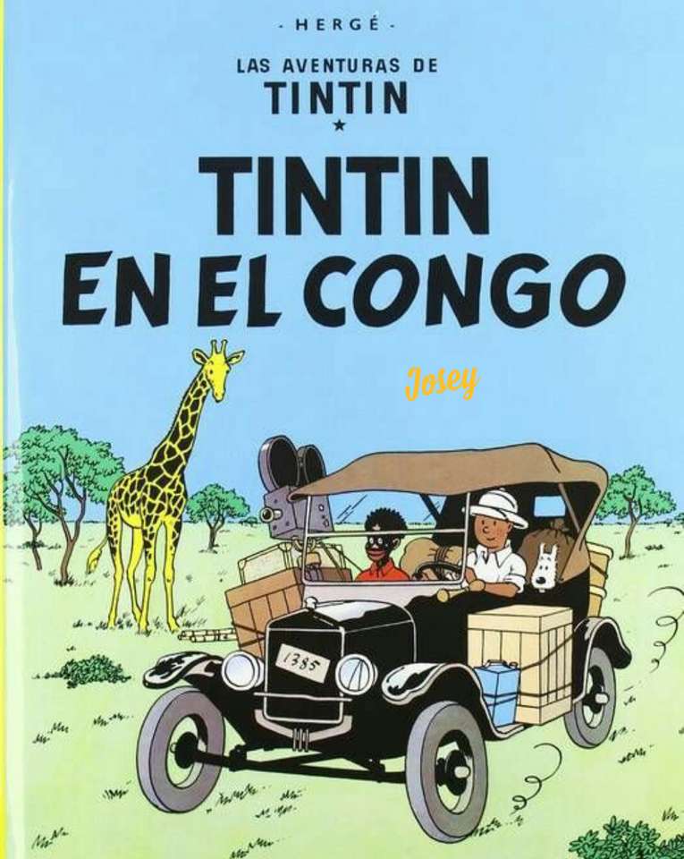 Tintin in the congo jigsaw puzzle online
