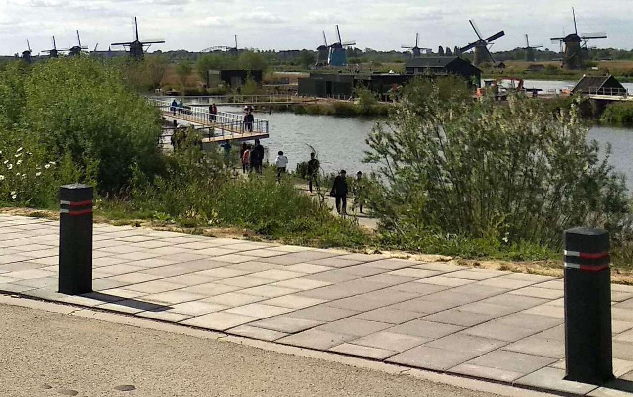 Ανεμόμυλοι Kinderdijk παζλ online