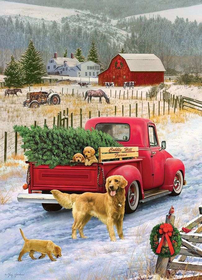 home Christmas tree jigsaw puzzle online