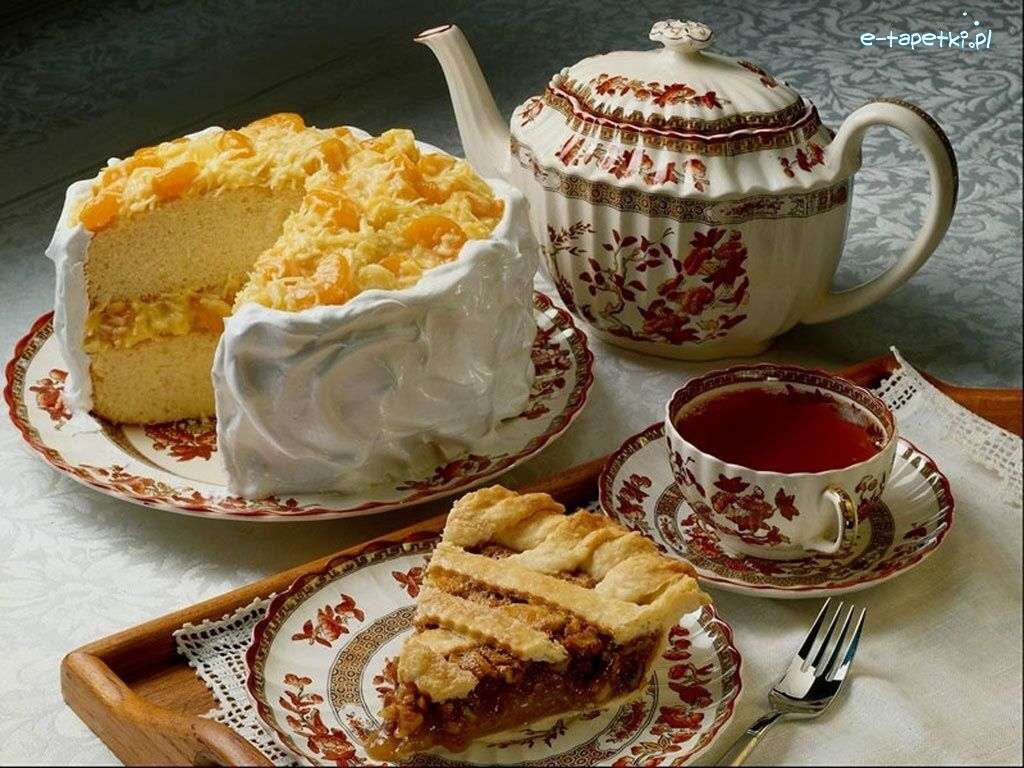 κέικ και τσάι online παζλ