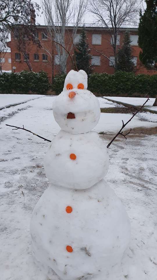 Χιονάνθρωπος παζλ online
