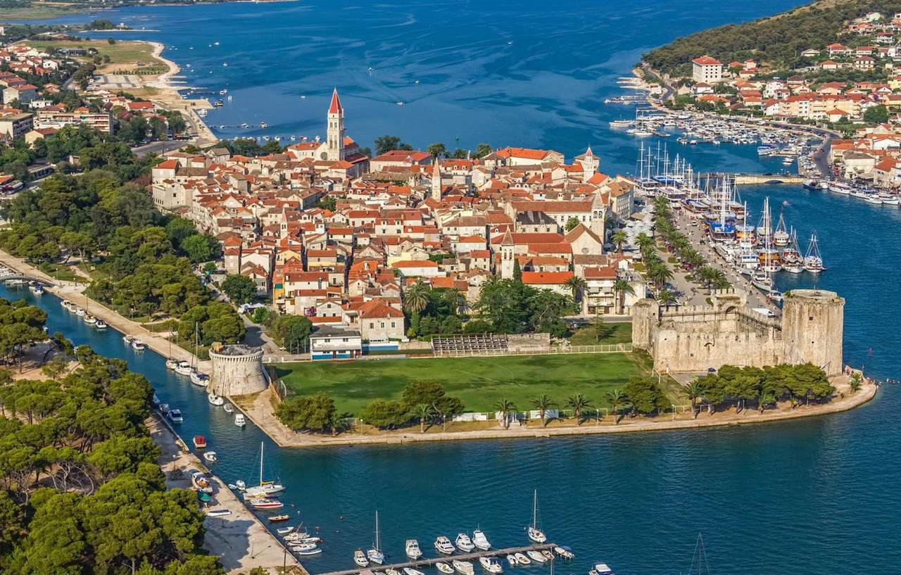 Πόλη του Τρόγκιρ στην Κροατία online παζλ
