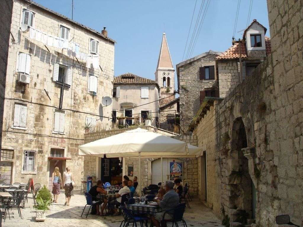 Trogir Stadt in Kroatien Online-Puzzle