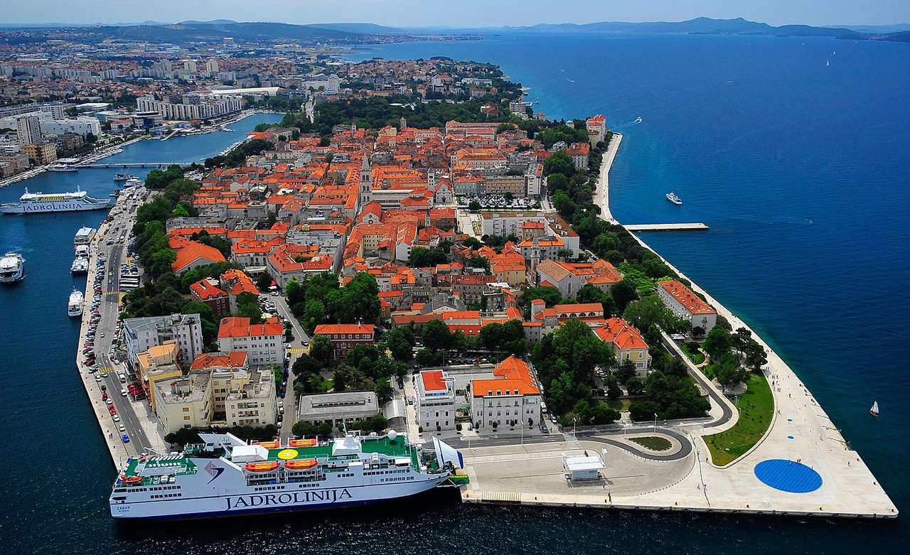 Cidade de Zadar na Croácia puzzle online