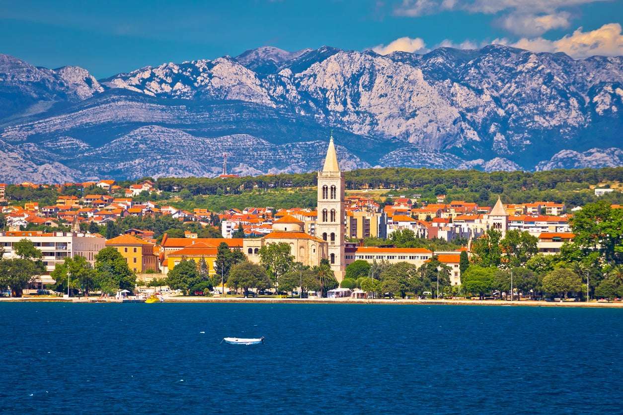 Град Задар в Хърватия онлайн пъзел