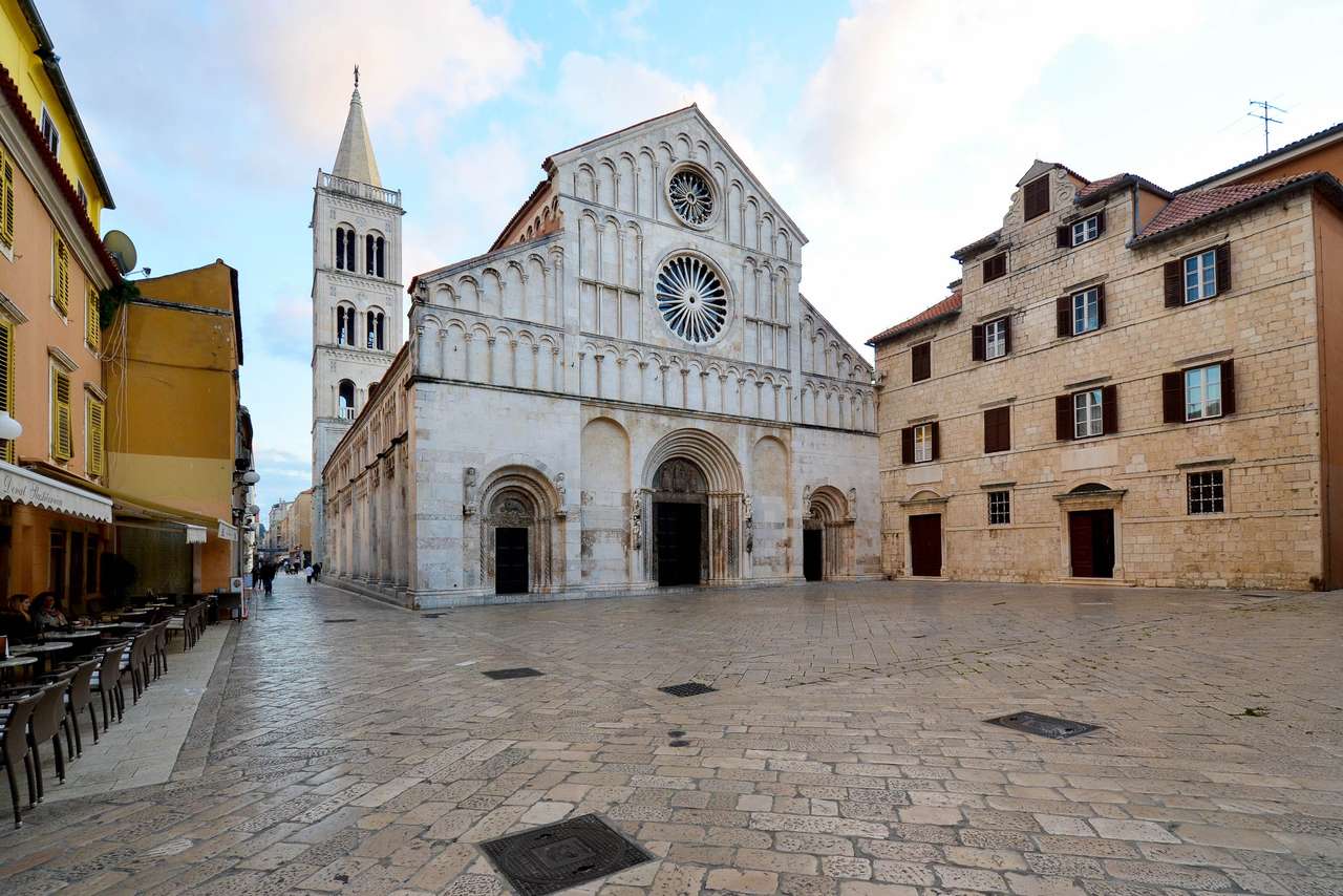 Εκκλησία καθεδρικού ναού Zadar της Αγίας Αναστασίας Κροατία online παζλ