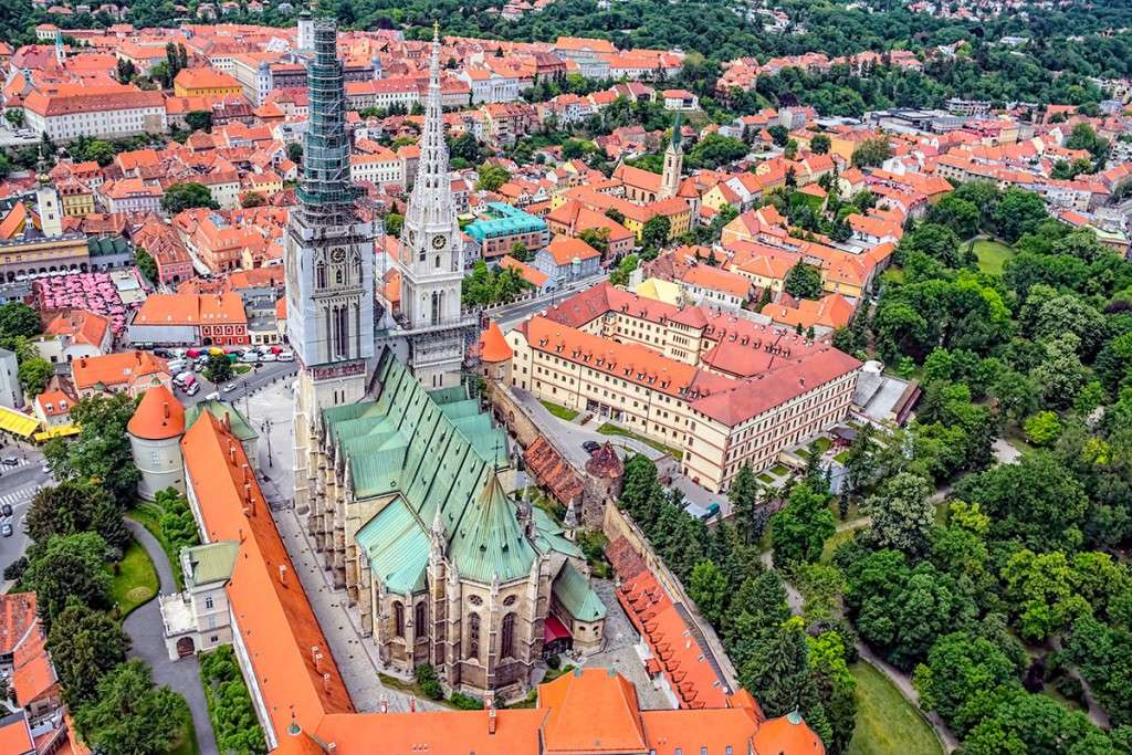 Hlavní město Chorvatska online puzzle