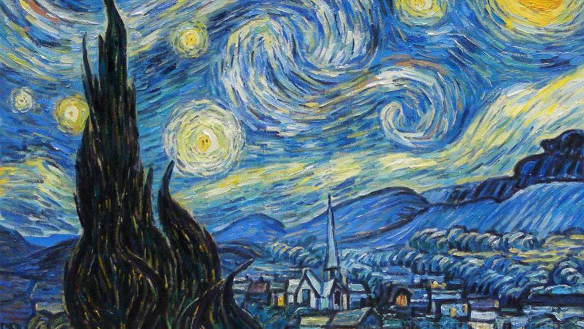 Van Goghs Starry Night Pussel online