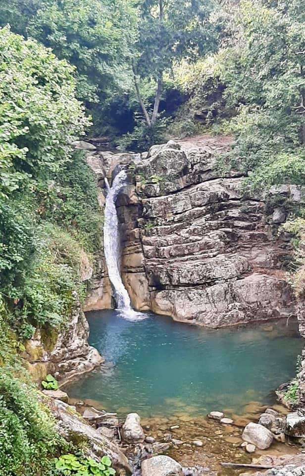 San Fele vattenfall Potenza Italien Pussel online