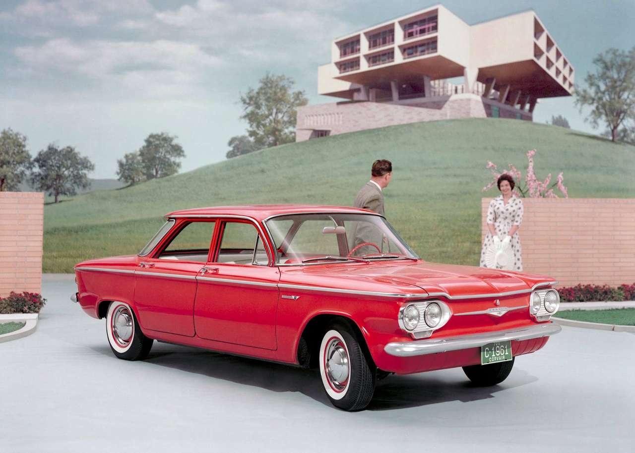 Chevrolet Corvair Deluxe 700 Sedan uit 1961 legpuzzel online