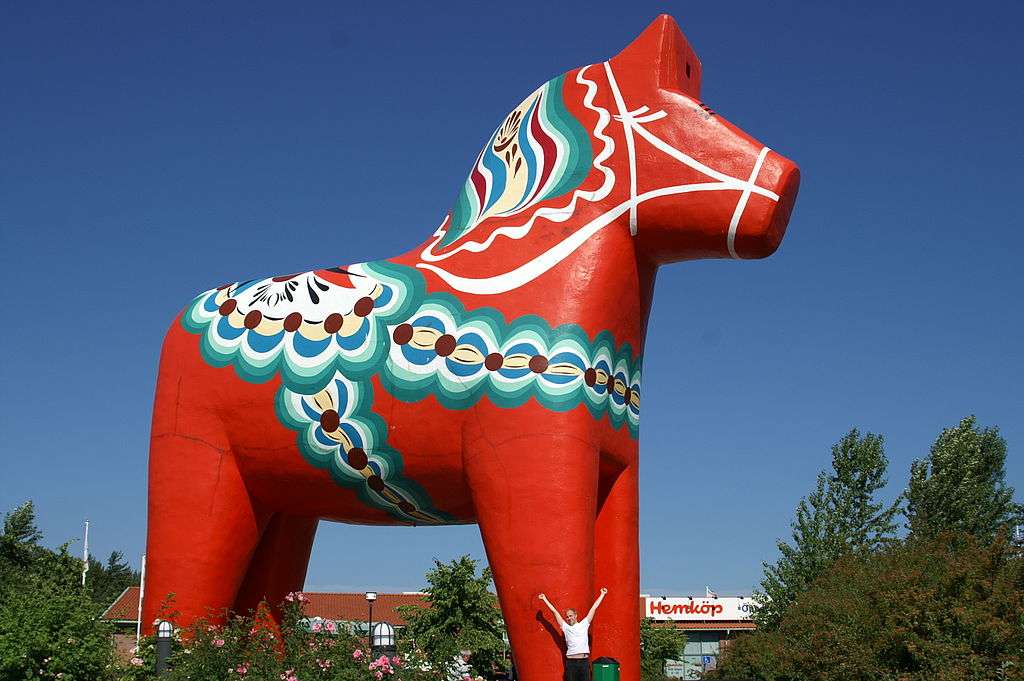 Il cavallo di Dalarna puzzle online