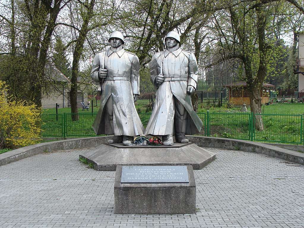 Monument van dankbaarheid in Dąbrowa Górnicza legpuzzel online