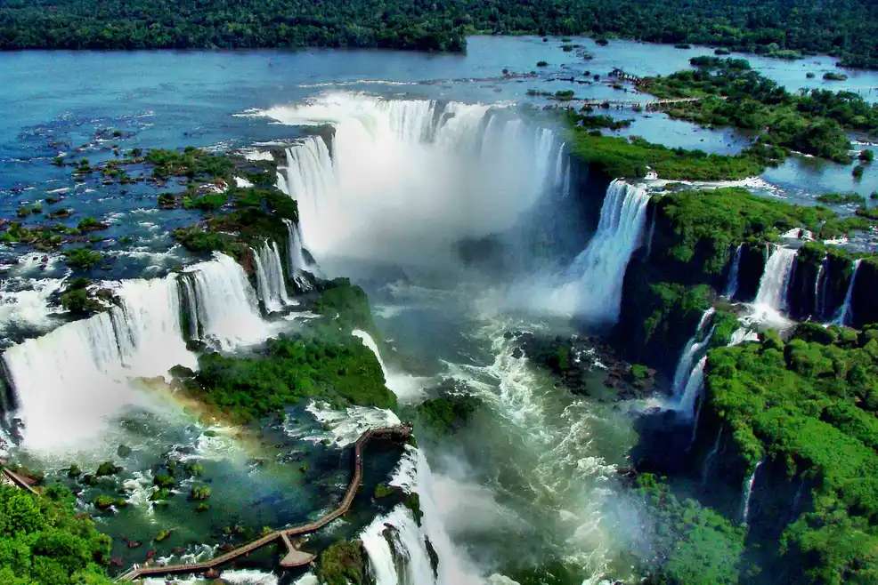 водопад в Аржентина онлайн пъзел