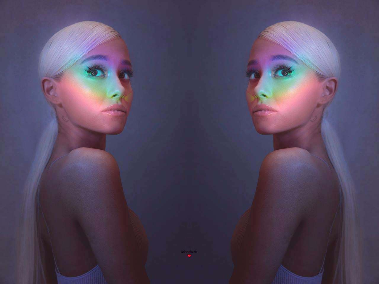 Ariana Grande Rainbow. rompecabezas en línea