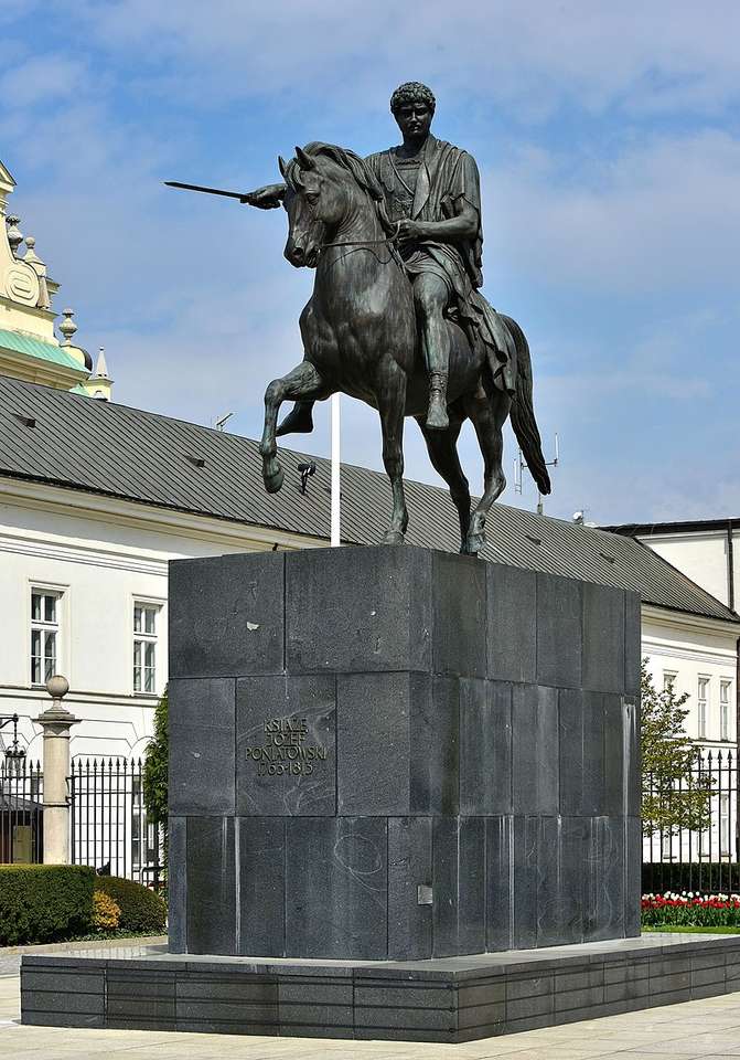 Monument till prins Józef Poniatowski i Warszawa Pussel online
