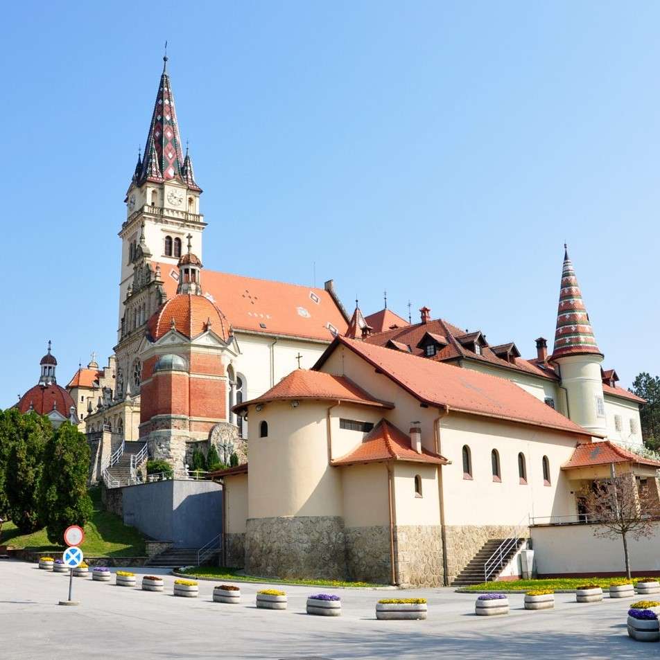 Local de peregrinação de Marija Bistrica Croácia quebra-cabeças online