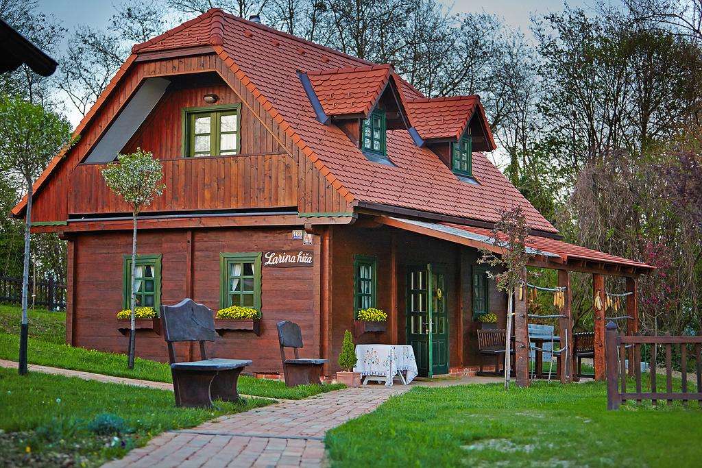 Casa de madera Medimurje Croacia rompecabezas en línea
