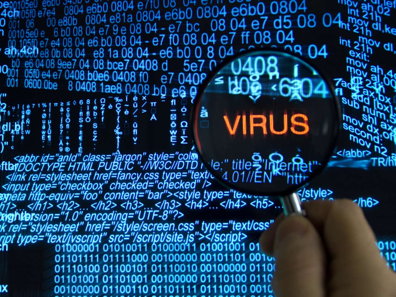Computer virussen legpuzzel online
