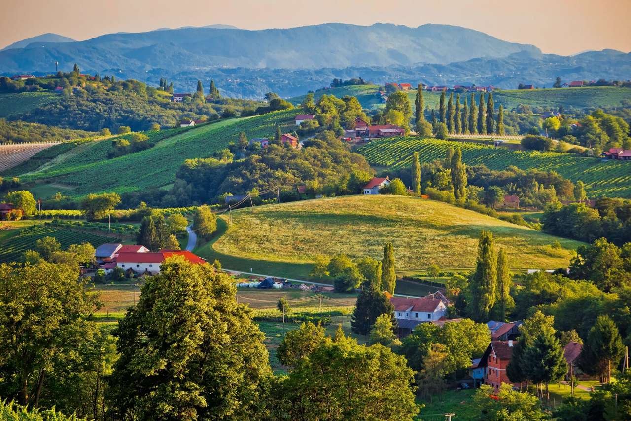 Medimurje wijnbouw in Kroatië online puzzel