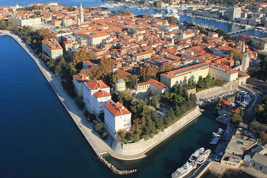 Pirovac city in Croatia online puzzle