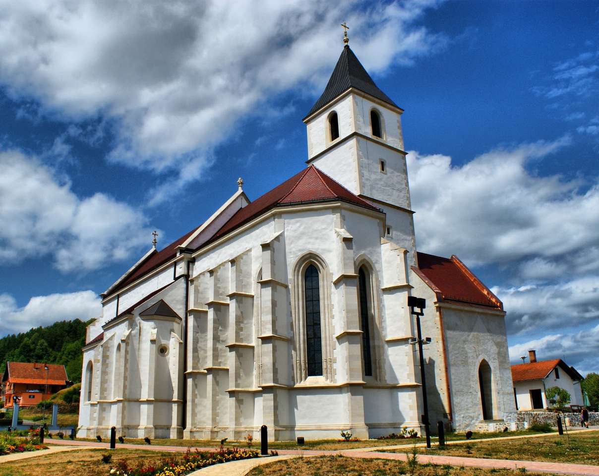 Vocin St. Mary's Church Croatia online puzzle