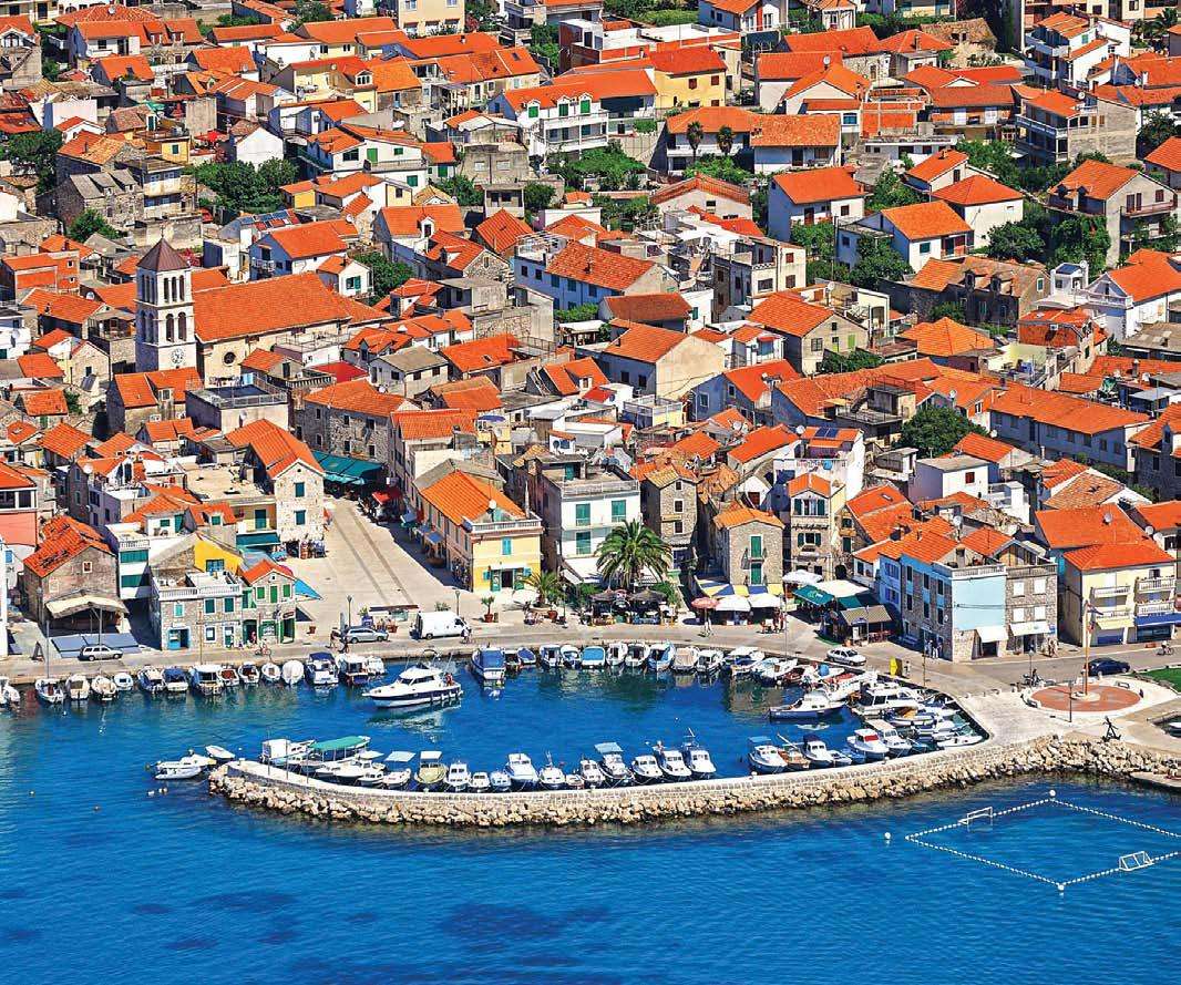 Città di Vodice in Croazia puzzle online