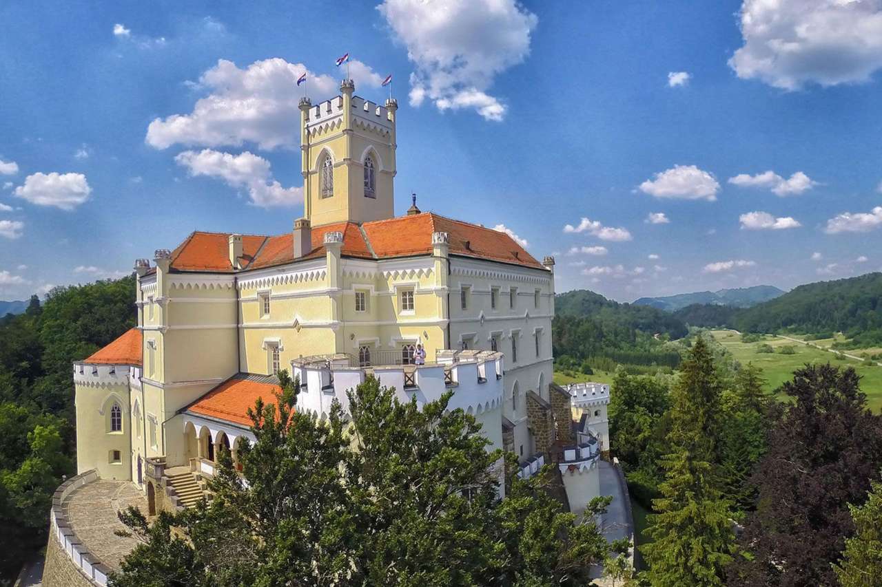 Trakoscan Castle Kroatien Online-Puzzle