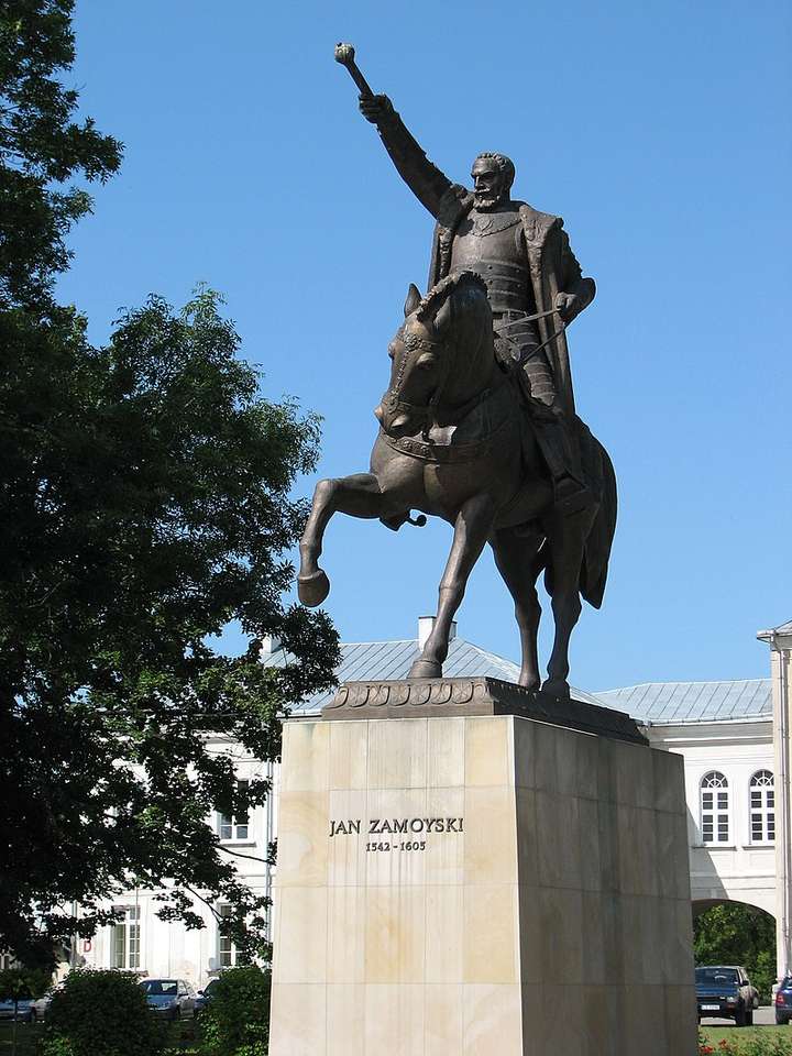 Μνημείο του Jan Zamoyski στο Zamość online παζλ
