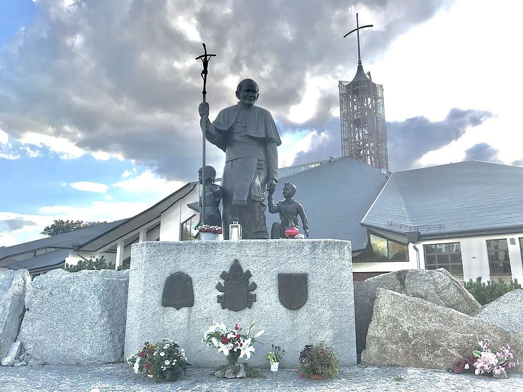 St. Johannes Paul II i Zielona Góra pussel på nätet