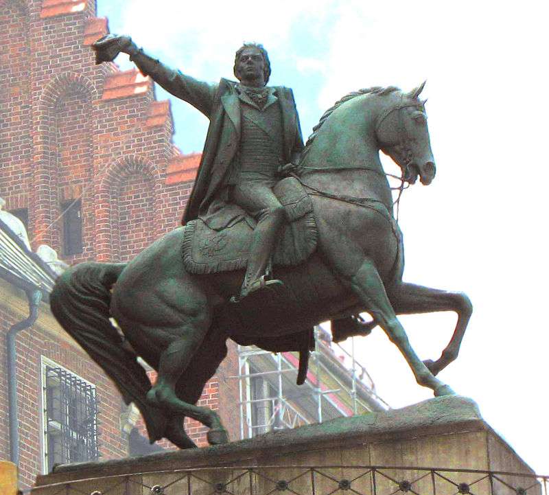 Monument voor Tadeusz Kościuszko op Wawel legpuzzel online