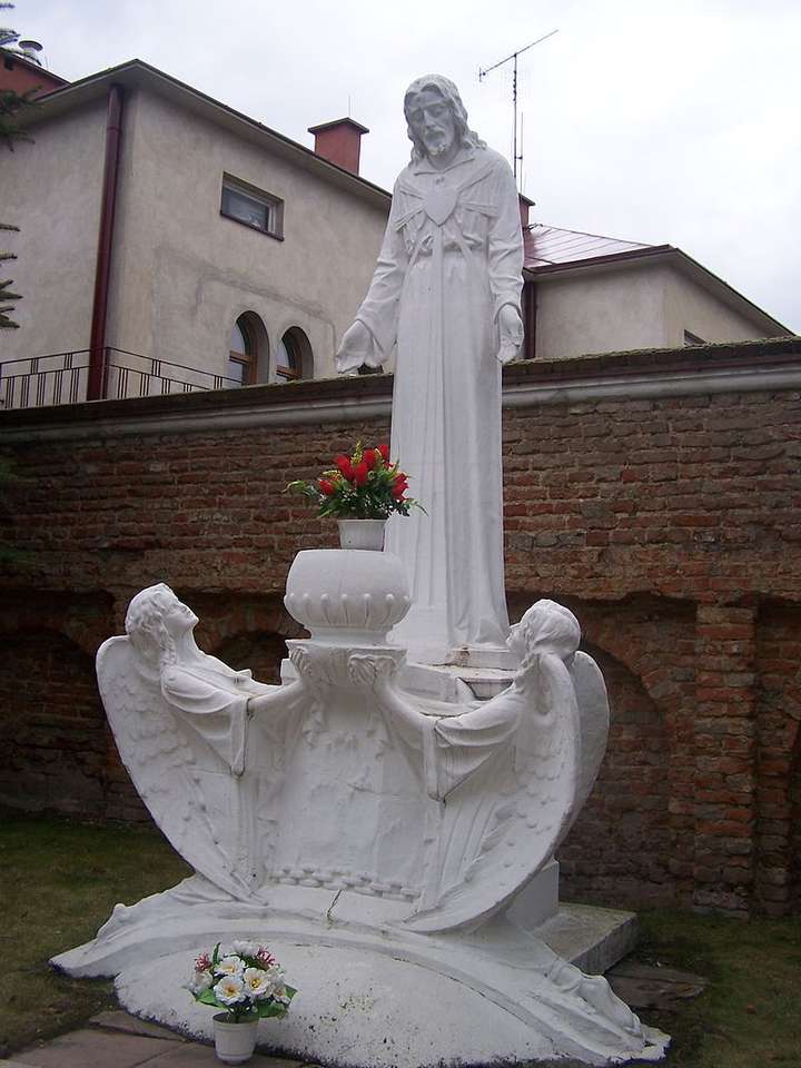 Статуята на Христос Цар в Пшеворск онлайн пъзел