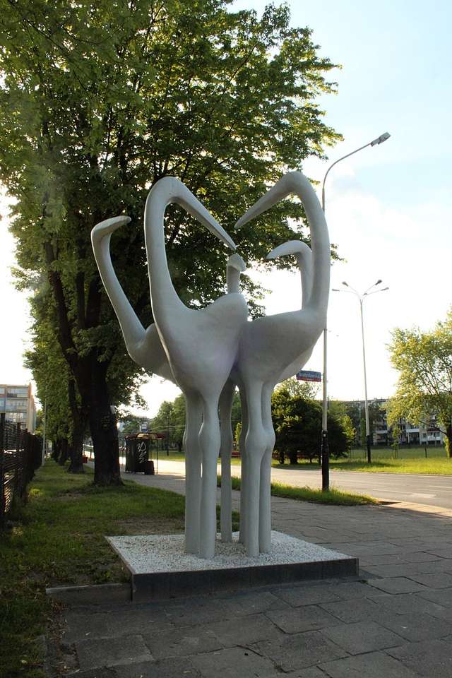 Storkar (skulptur) pussel på nätet