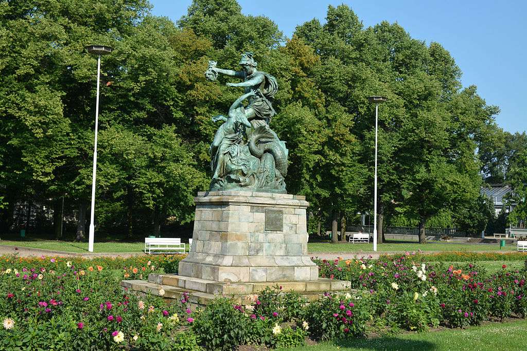 Perseus brengt Andromeda (Poznań) uit online puzzel