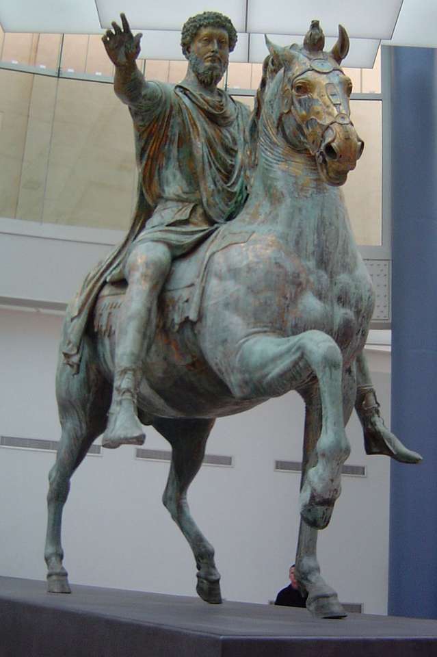 Marcus Aurelius lovas szobra kirakós online