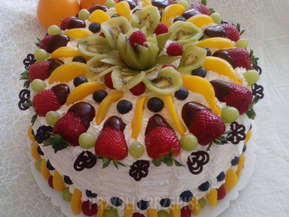 плодова торта онлайн пъзел