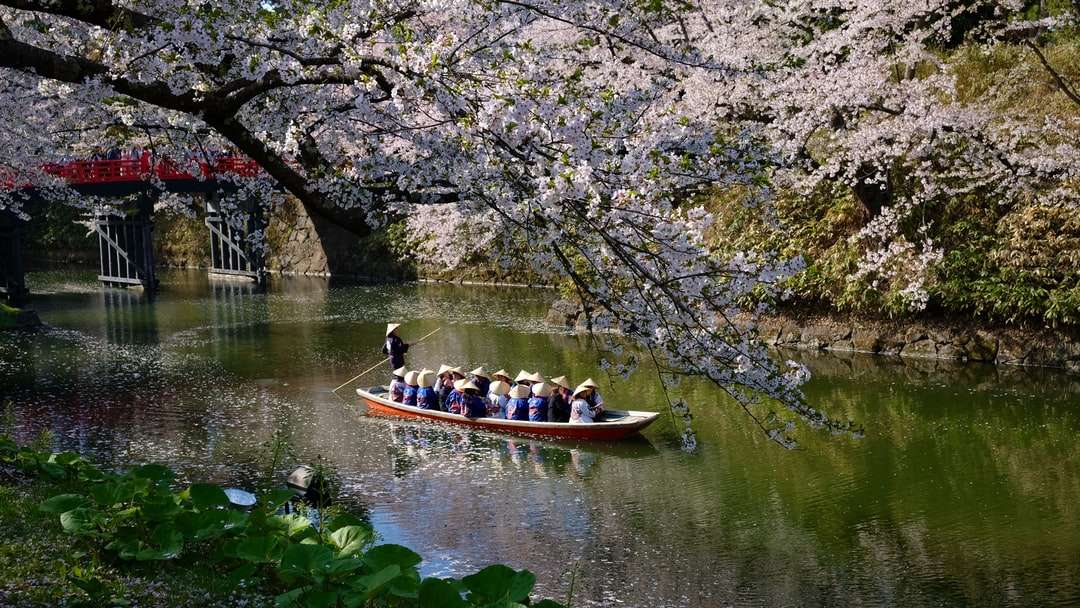 oameni călare pe barca pe râu în timpul zilei puzzle online