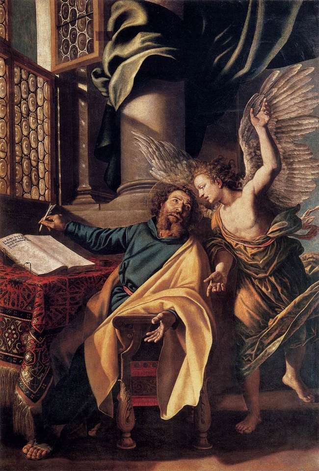 Vincenzo_Campi _-_ St_Matthew_and_the_Angel_- Online-Puzzle