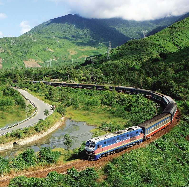 τρένο στο Βιετνάμ παζλ online