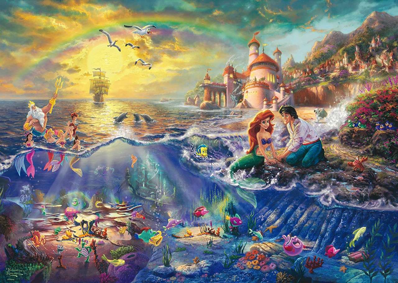 Arielle mořská panna online puzzle