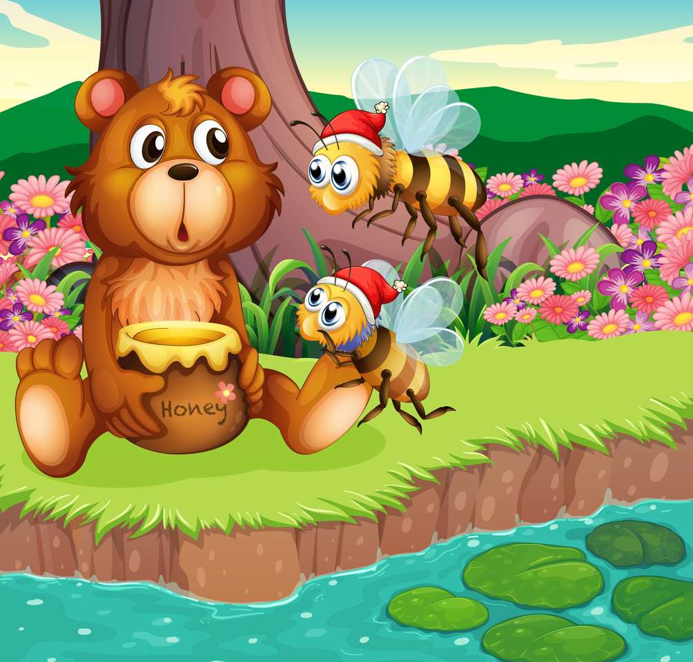 Du miel pour l'ours puzzle en ligne