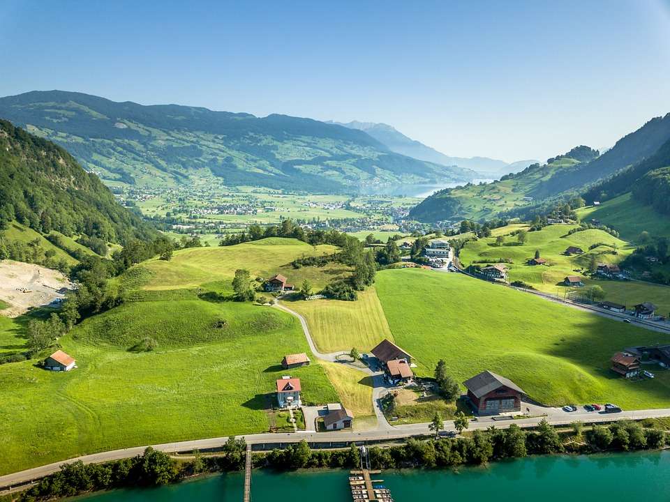 Švýcarsko online puzzle