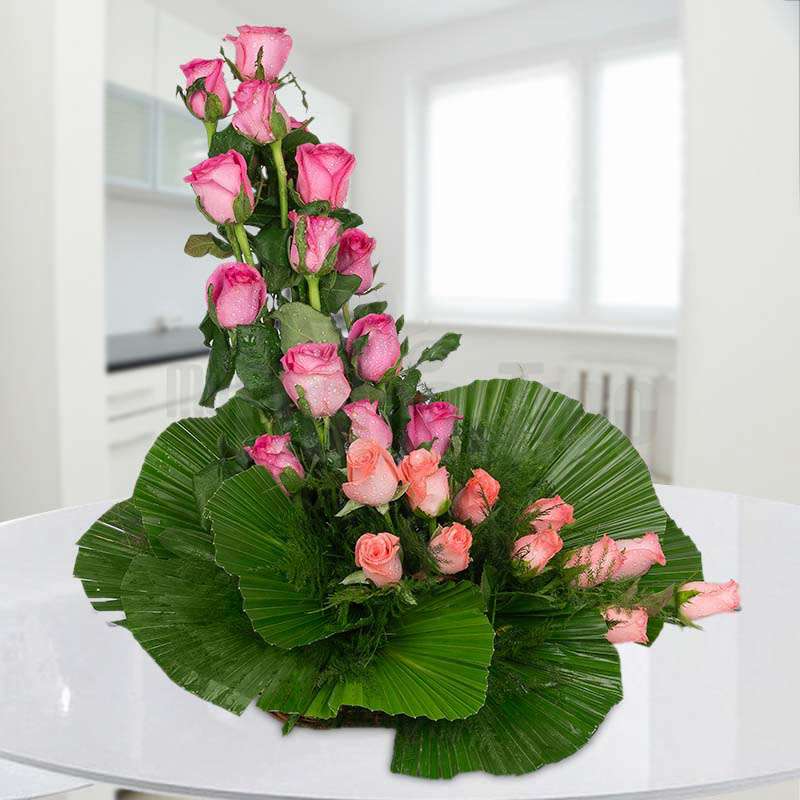 ikebana rózsákkal kirakós online
