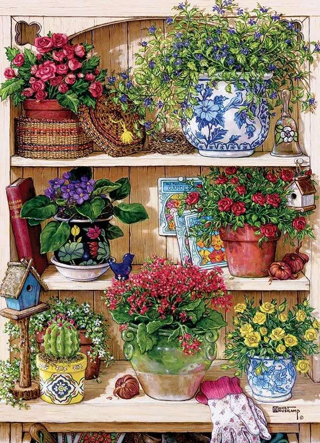 puzzle- potted flowers jigsaw puzzle online