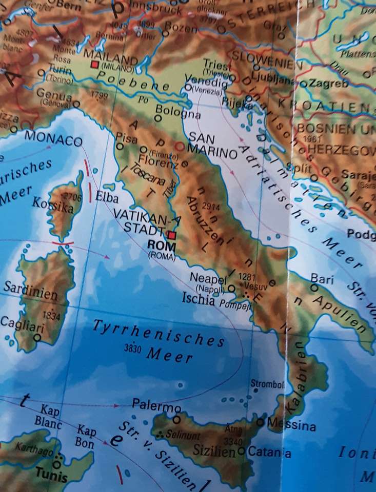 De staat Italië online puzzel